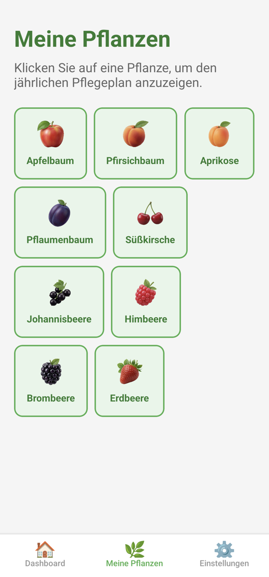Obstgärtner Kostenlos – Jährlicher Pflegeplan