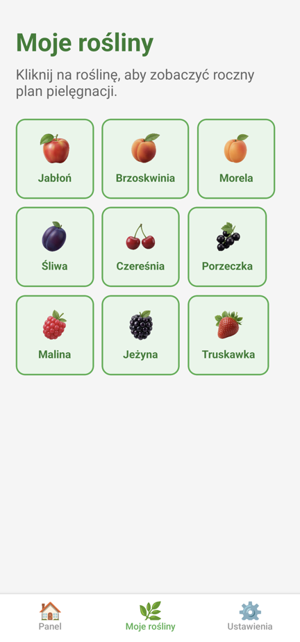 Sadownik Free – Roczny plan pielęgnacji