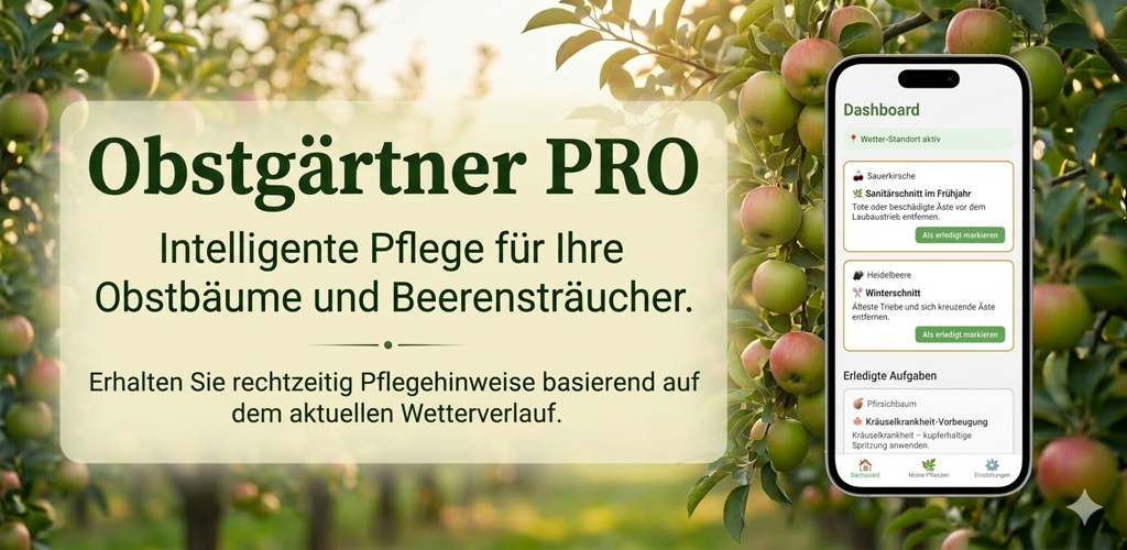 Obstgärtner PRO App-Screenshot