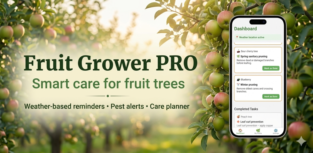 Fruit Grower PRO app screenshot