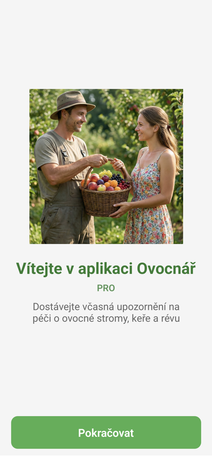 Ovocnář PRO – Přehled se splněnými úkoly