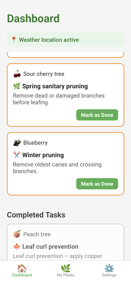 Fruit Grower PRO - Advanced weather alerts