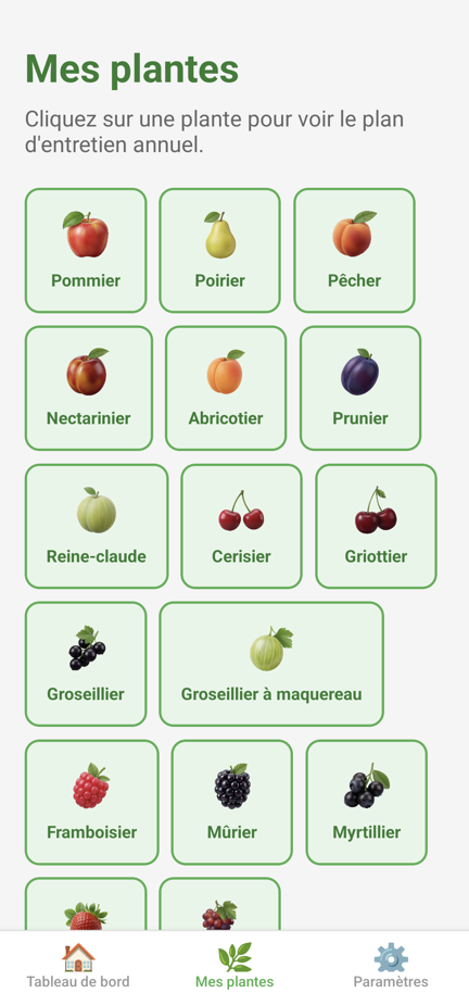 Arboriculteur PRO – Historique d'entretien